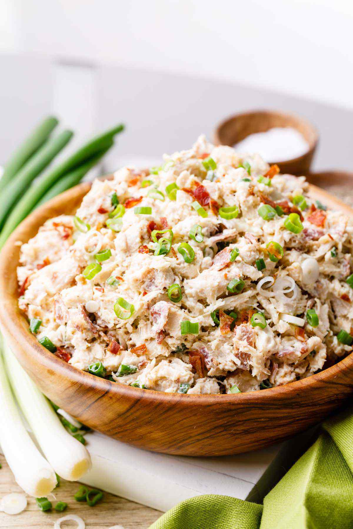 Easy Bacon and Green Onion Paleo Chicken Salad