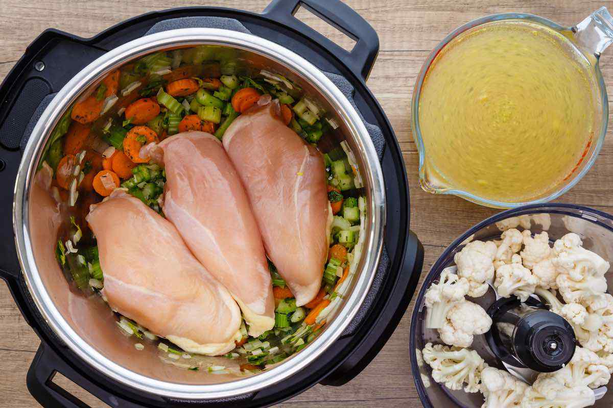 Cauliflower chicken best sale instant pot