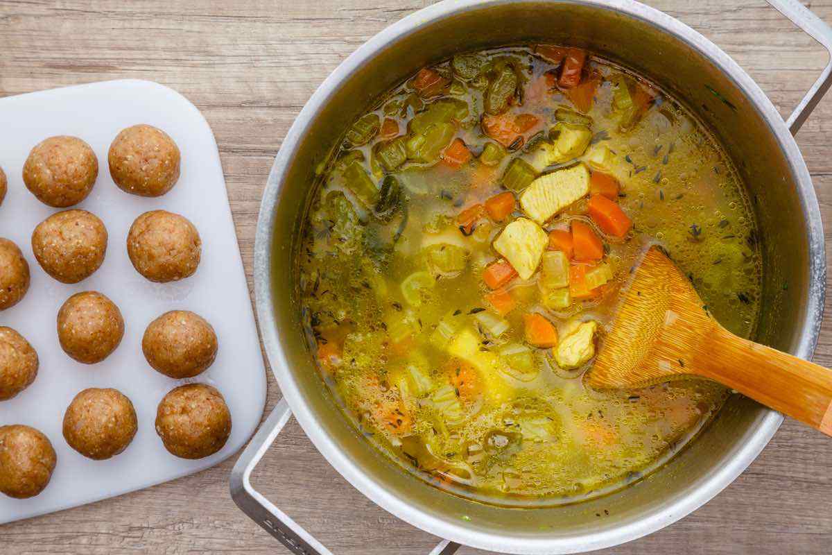 Paleo Chicken and Dumpling Soup