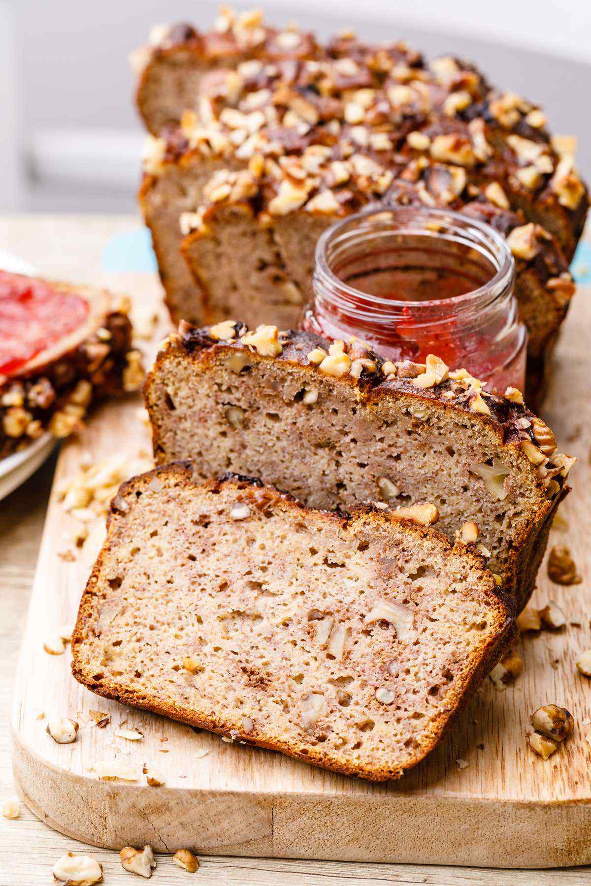 Honey Nut Paleo Banana Bread