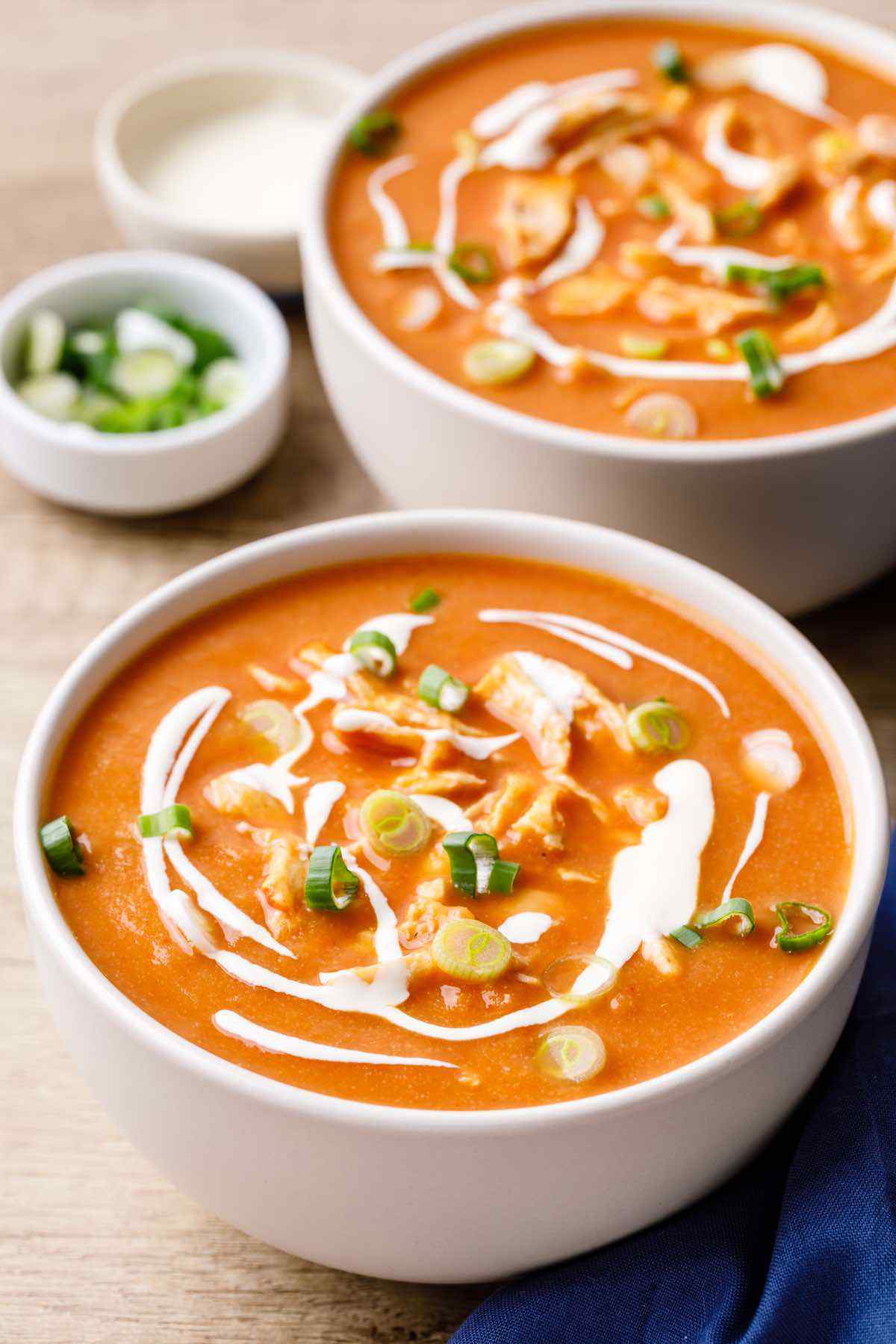 Buffalo Chicken Soup Recipe (3 Ways!) - Wholesome Yum