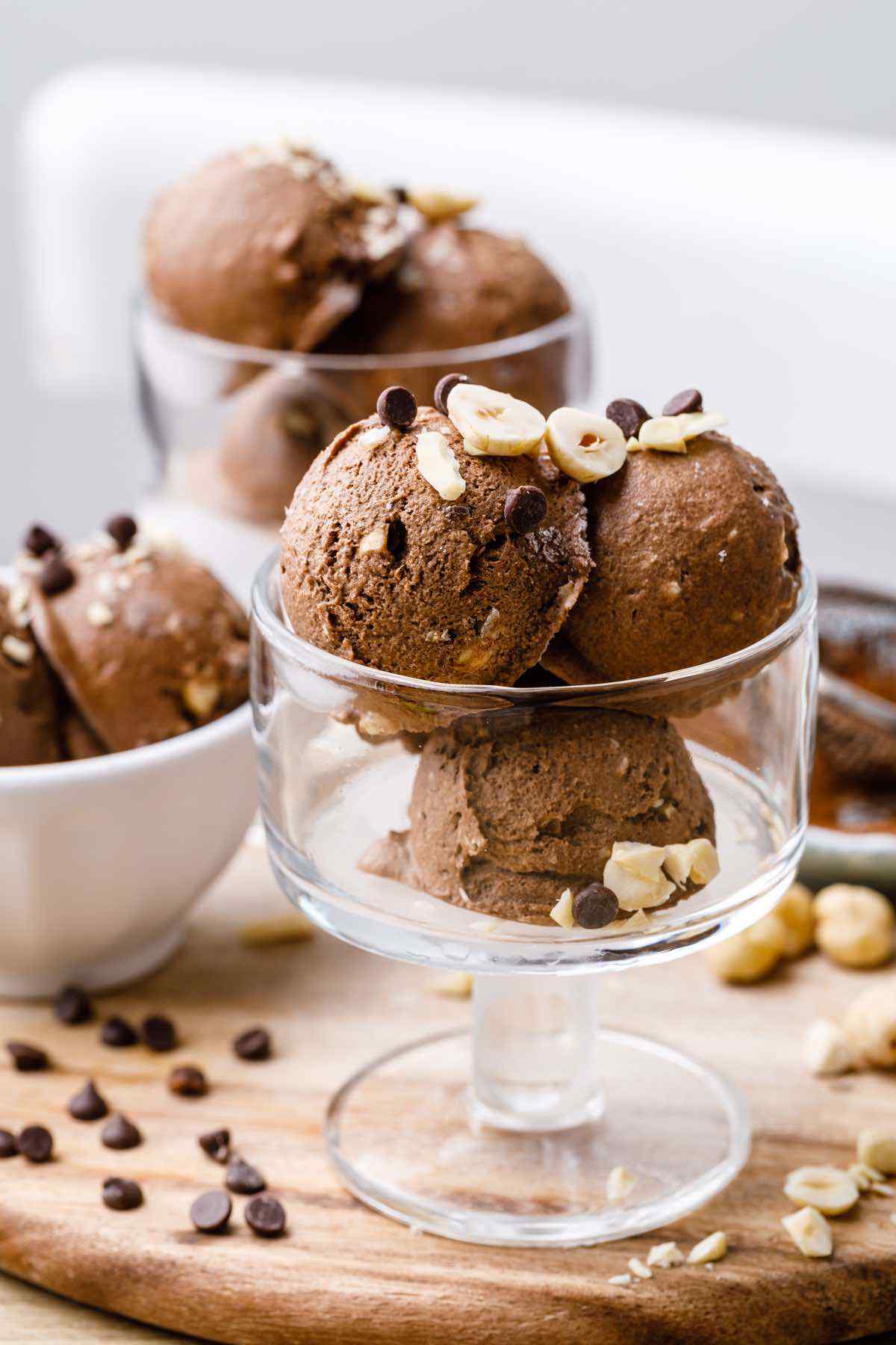 Almond Butter Brownie Ice Cream