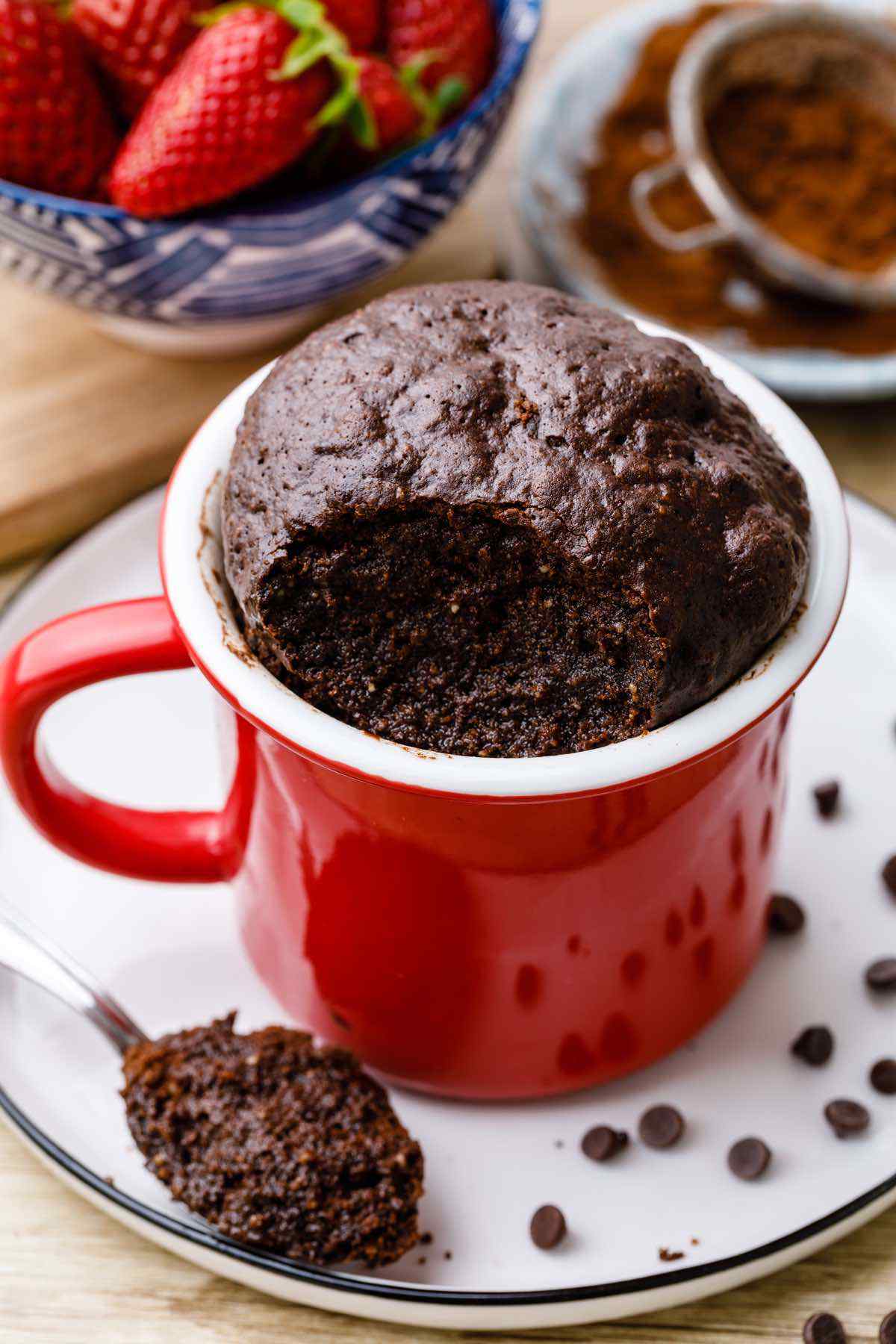 Fudgy Paleo Brownie in a Mug