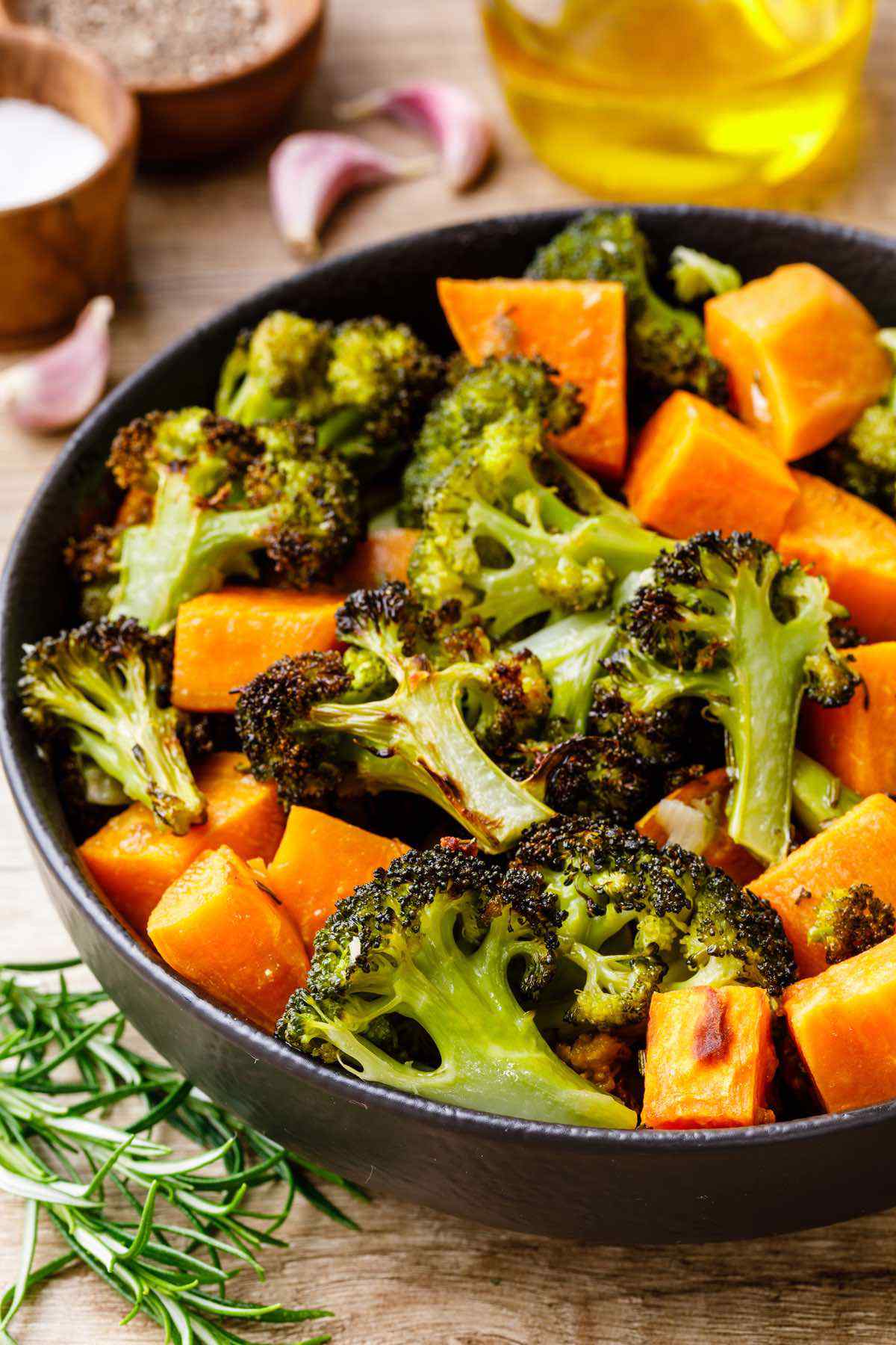 Sheet Pan Roasted Broccoli and Sweet Potatoes