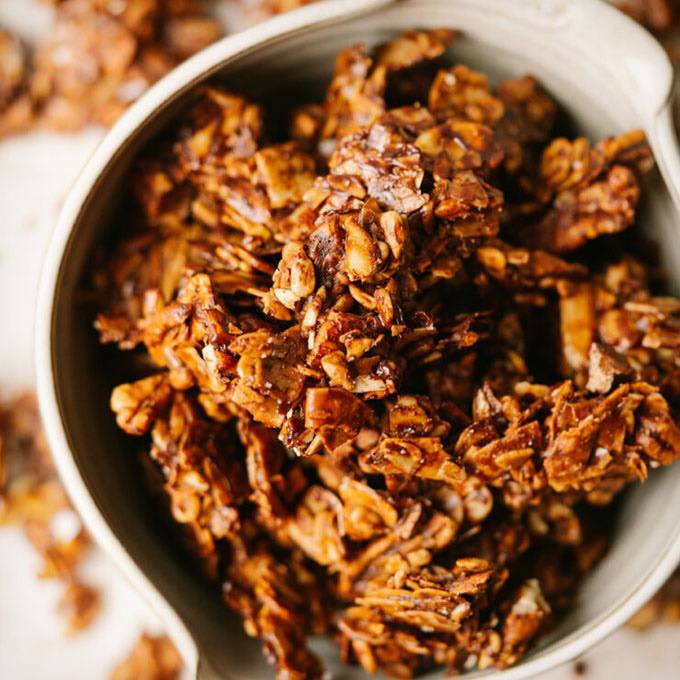 Chocolate Sea Salt Paleo Granola