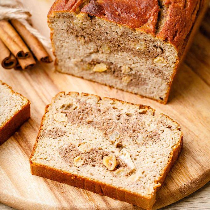 Cinnamon Swirl Banana Bread