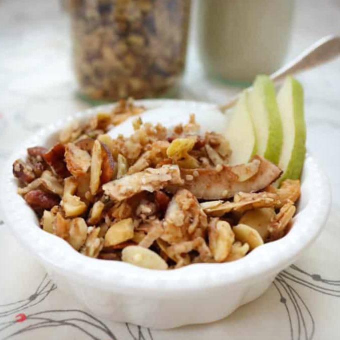 Grain-free Coconut Cardamom Granola