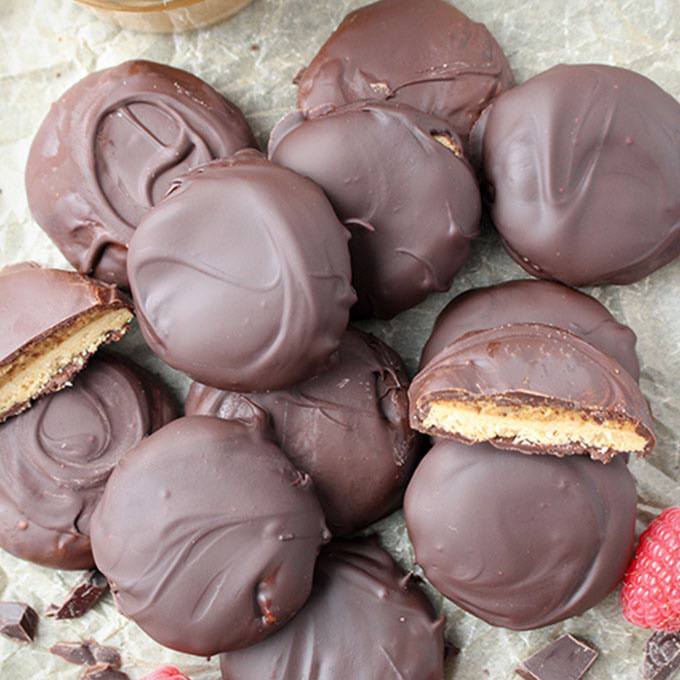 Paleo Homemade Tagalong Cookies