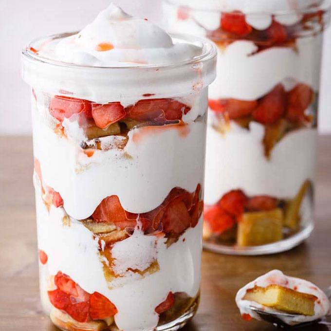 Strawberry Shortcake in a Jar