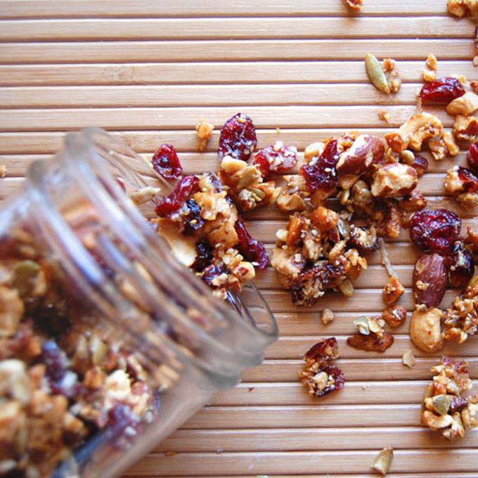 Sweet and Salty Paleo Granola