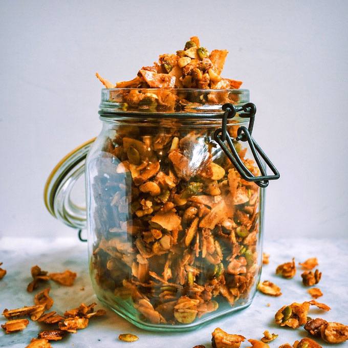 Vanilla Cinnamon Paleo Granola