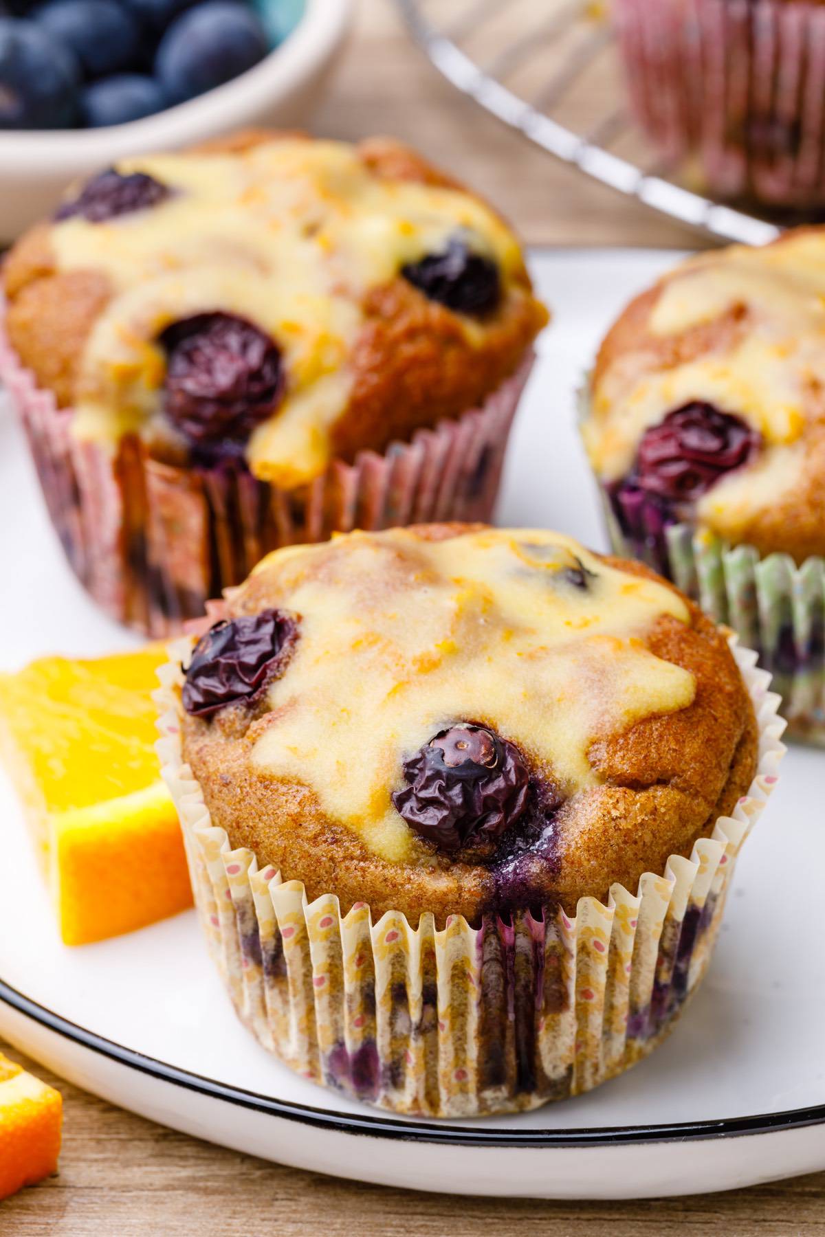 banana blueberry muffins