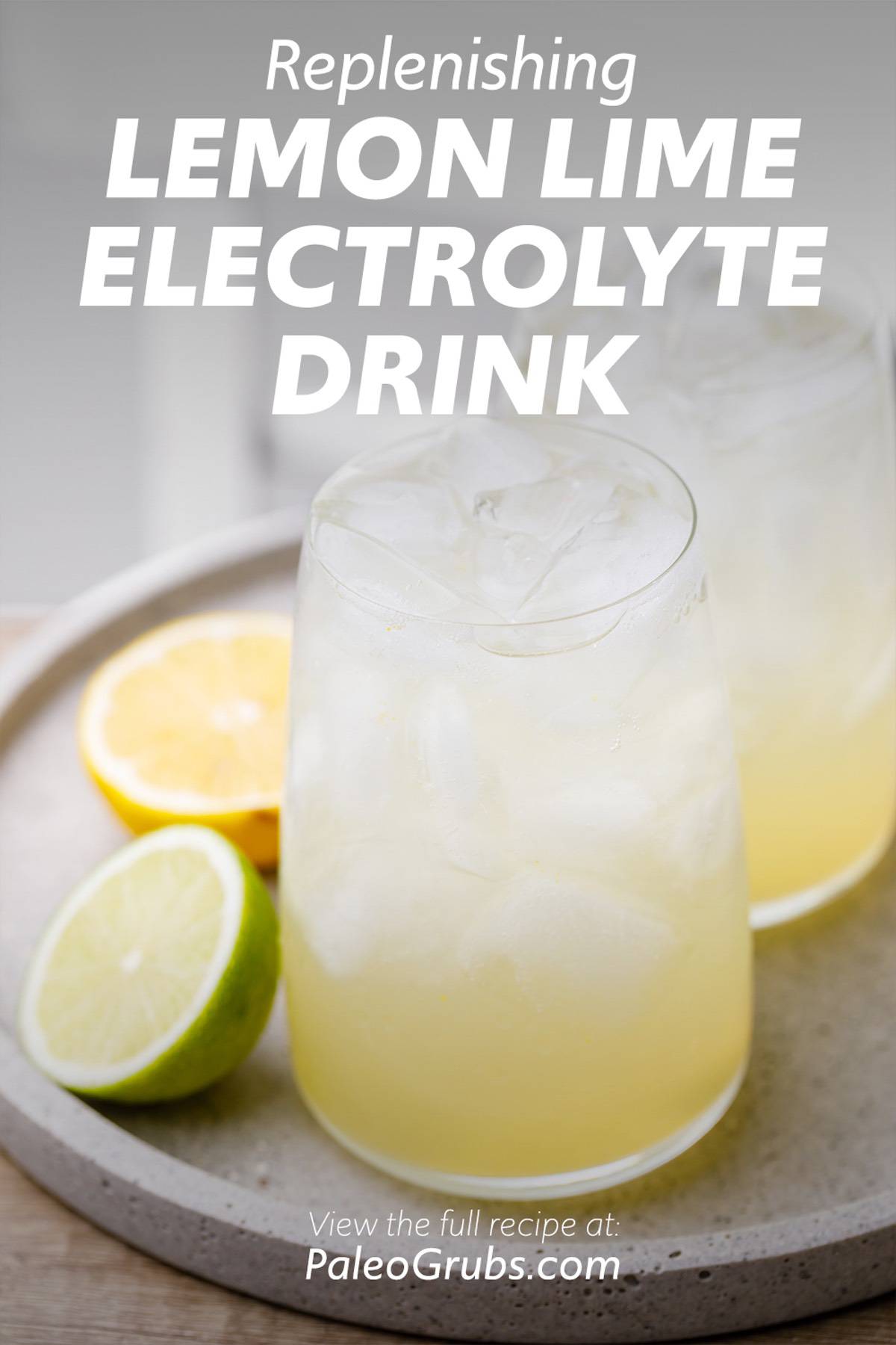 Homemade Lemon-Lime Soda Electrolyte Drink