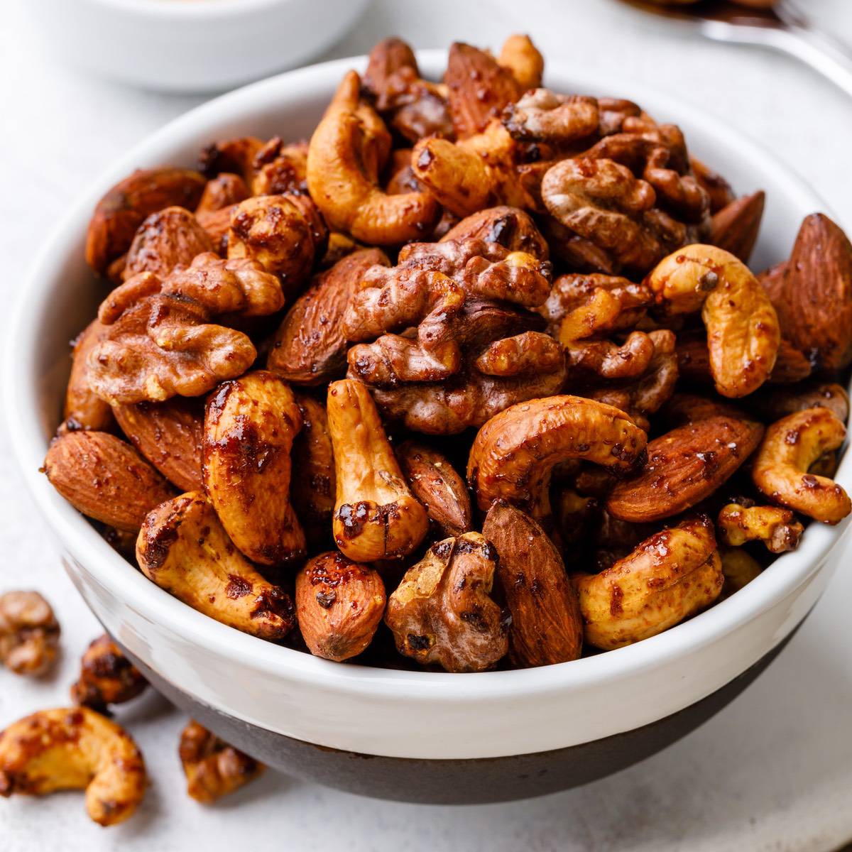 Honey Roasted Nuts (Cashews, Almonds & Walnuts) - Paleo Grubs