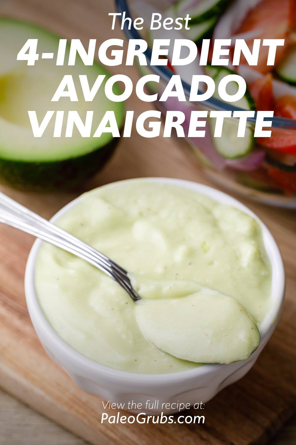 Easy 4-Ingredient Avocado Vinaigrette