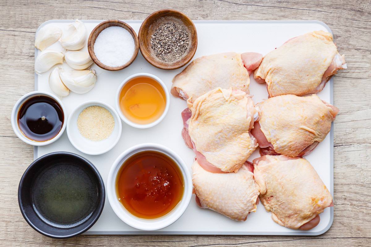 baked honey garlic chicken