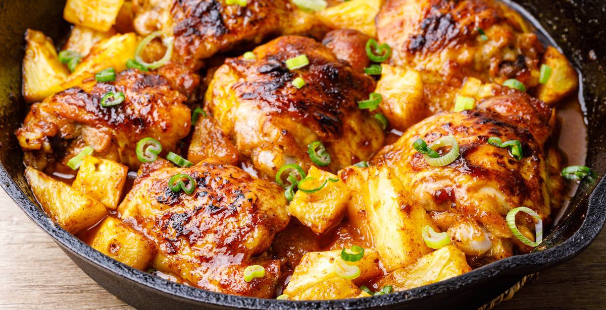 Pineapple Chicken Skillet (Easy Paleo Chicken Meal)
