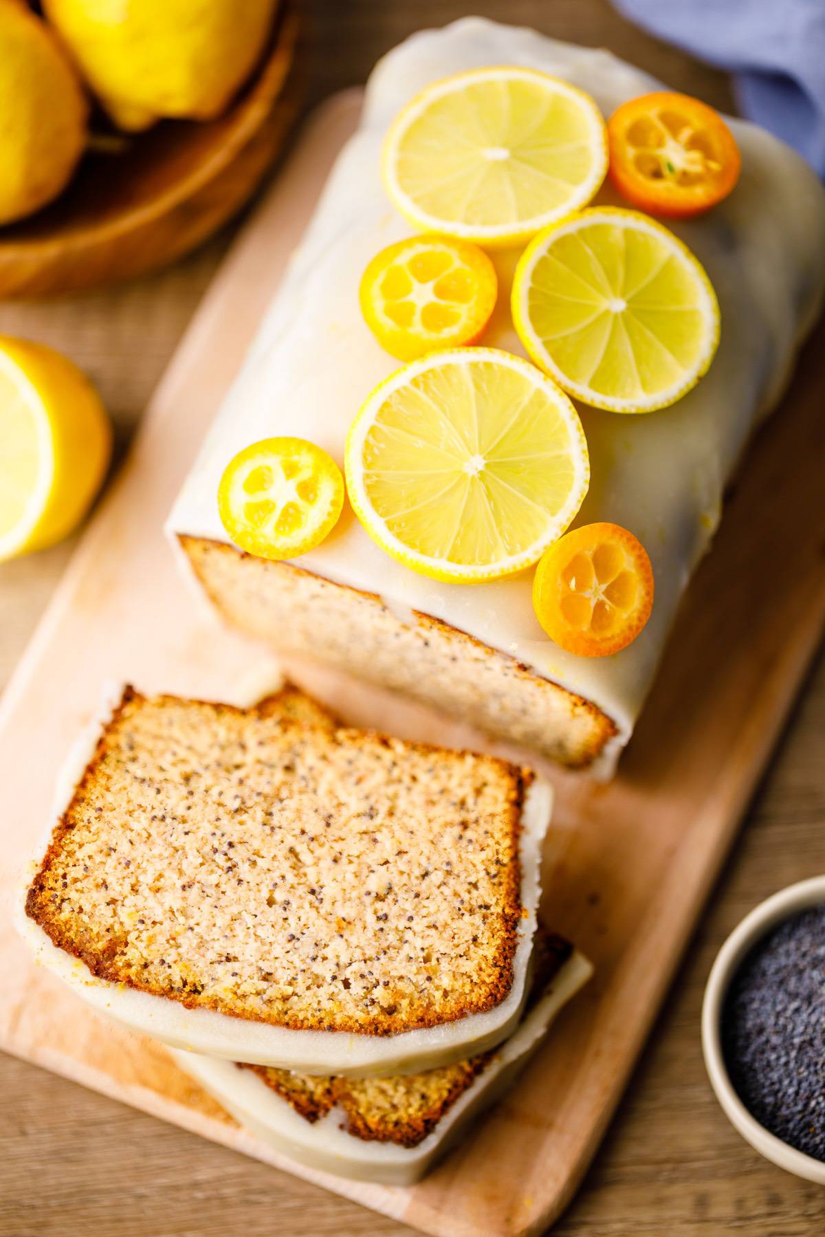 Lemon Poppy Seed Paleo Bread