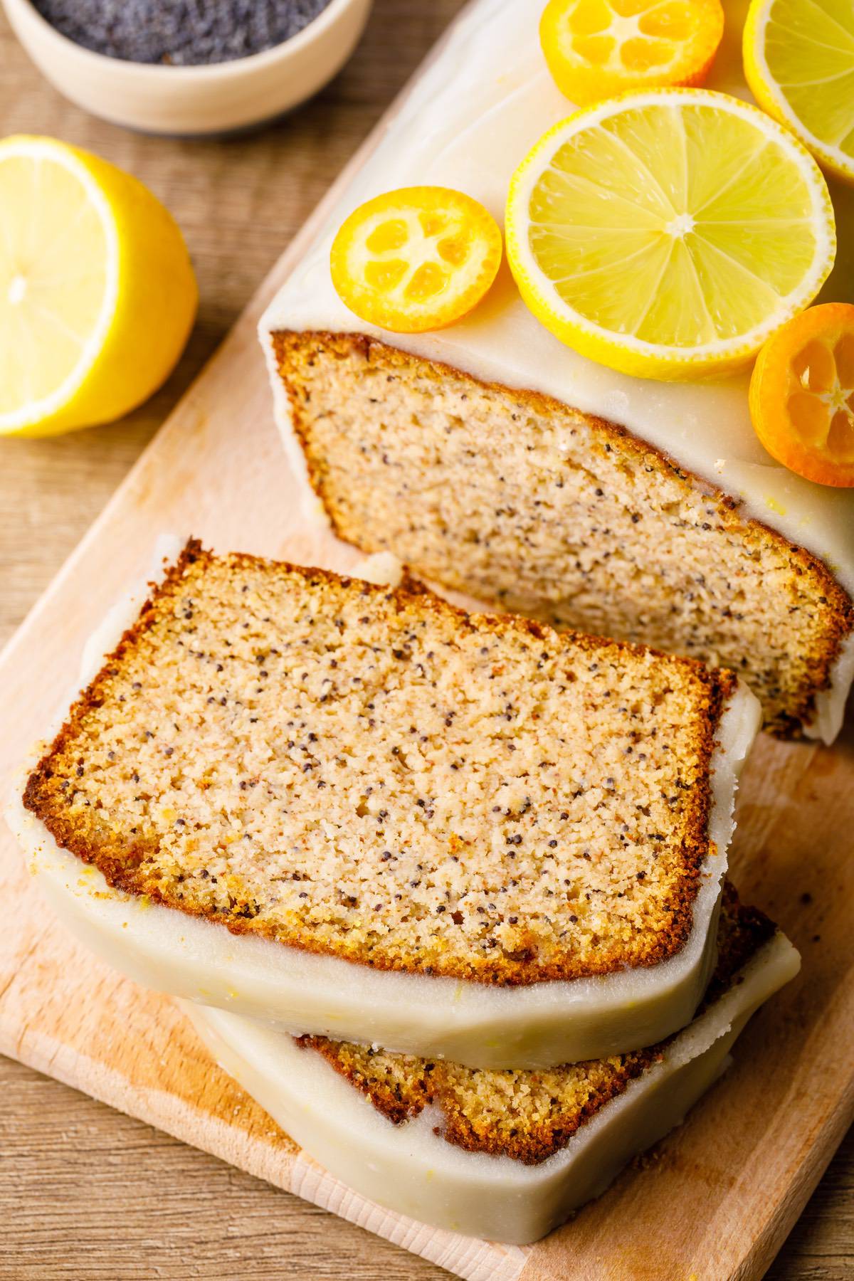 Lemon Poppy Seed Paleo Bread