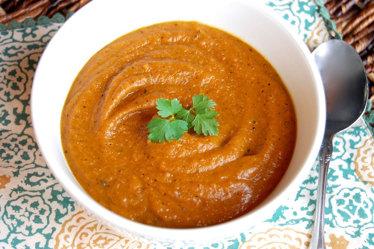 Curried Roasted Butternut Squash Soup Recipe