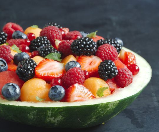 Fruit Salad Watermelon Bowl