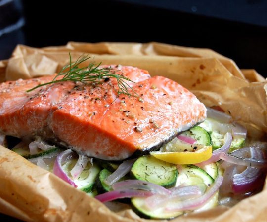 Baked Salmon In Parchment Recipe
