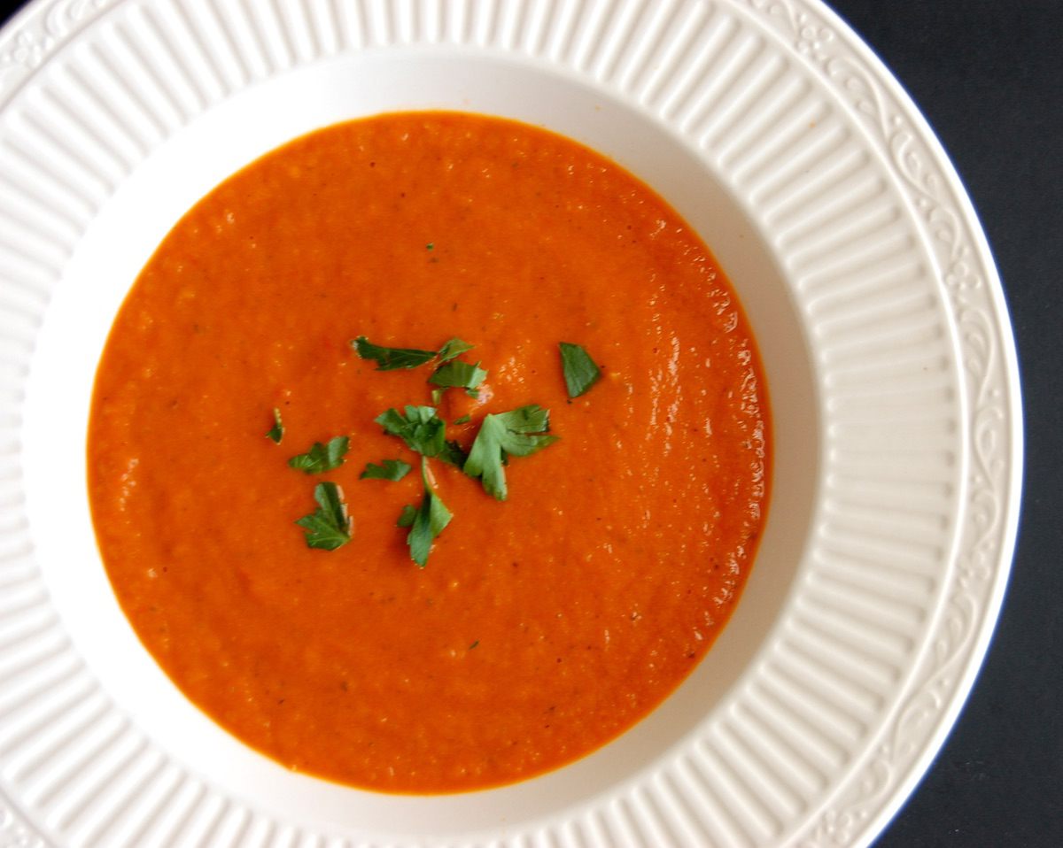 Homemade Roasted Tomato Soup