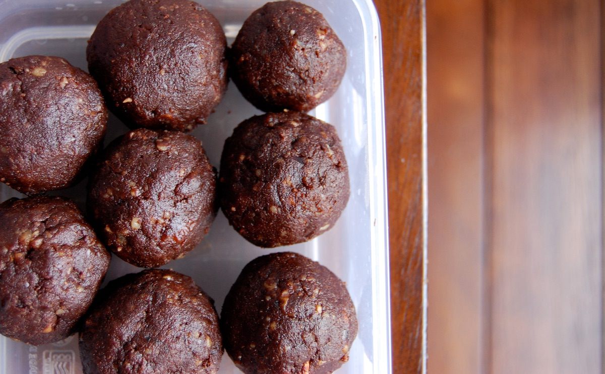 No Bake Brownie Bites